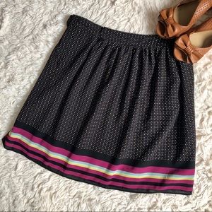 🛍BOGO Old Navy Whimsical Dots Skirt Black Purple